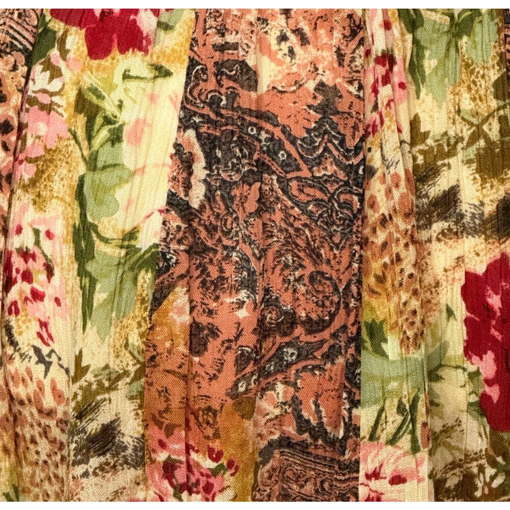 VTG Bila Godet pull-on skirt size M elastic waist flared swirly twirly gorgeous - Picture 7 of 7